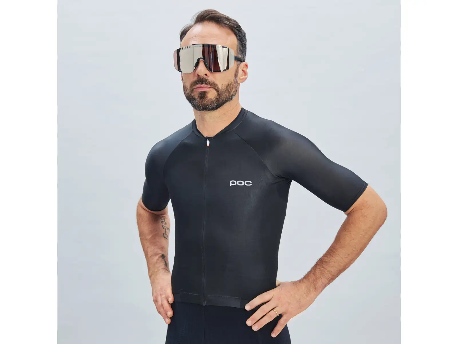 POC Pristine men's jersey short sleeve Uranium Black