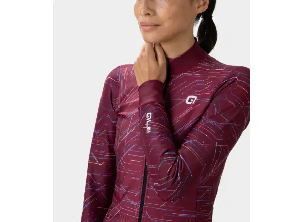 Alé Byte PR-E women's jersey long sleeve Bordeaux