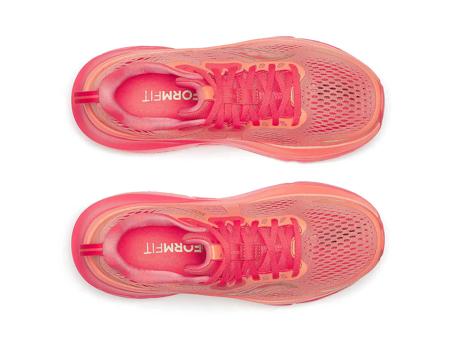 Saucony Guide 18 women's running shoes salmon/coral