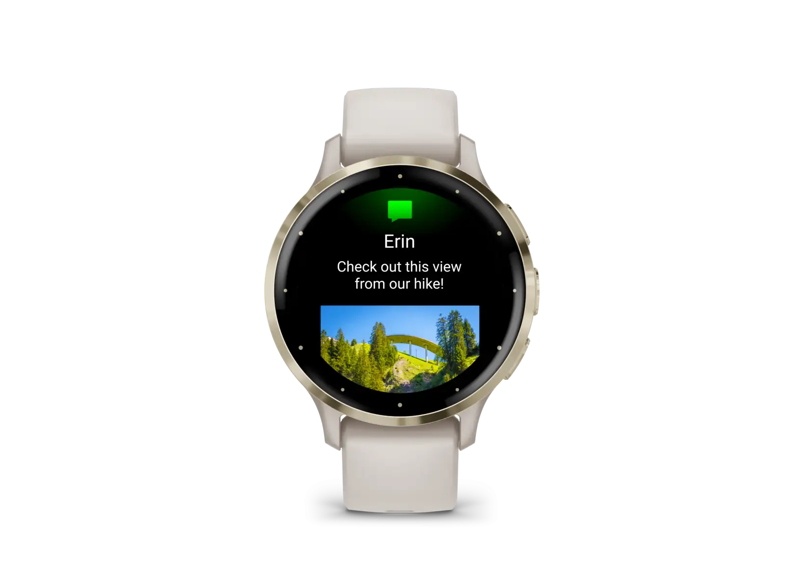 Garmin Venu 3S smart watch Soft Gold/Ivory