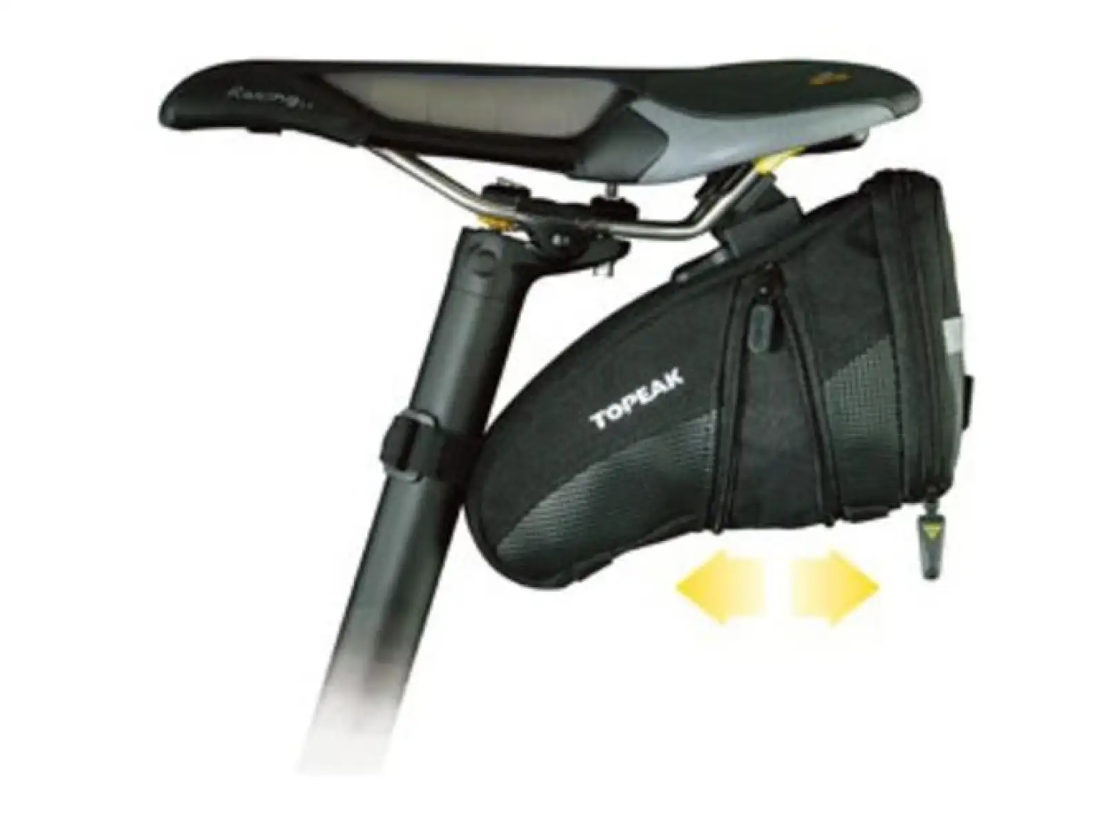 Topeak Aero Wedge Pack Large saddle bag with QuickClick