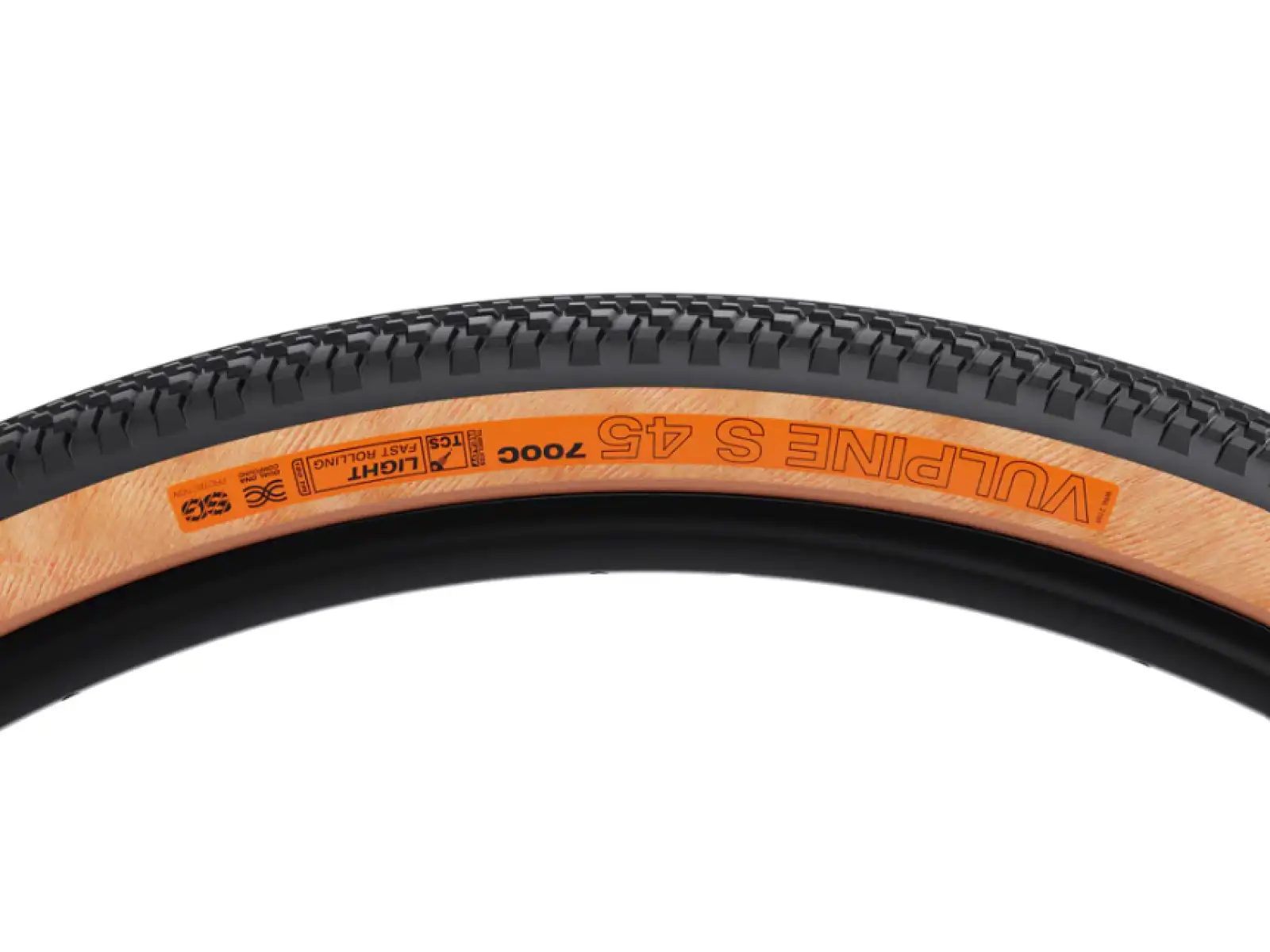 WTB Vulpine S TCS 28" LFR SG gravel tire kevlar black/brown