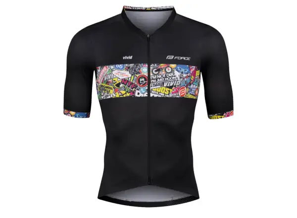 Force Vivid men's jersey short sleeve black