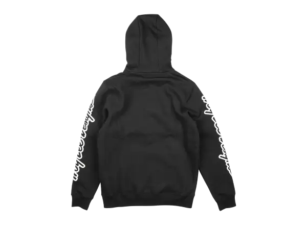 Troy Lee Designs Factory Racing men's zip-up hoodie Black heather/Red