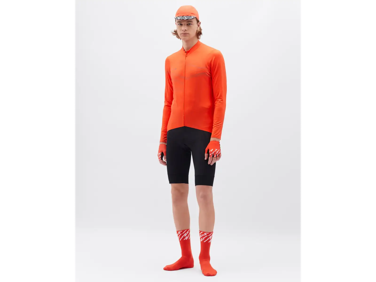 Silvini Valfuro men's jersey long sleeve Ruby