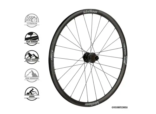 Vision Team 30 AGX i23 DB CL CH TL gravel wheelset