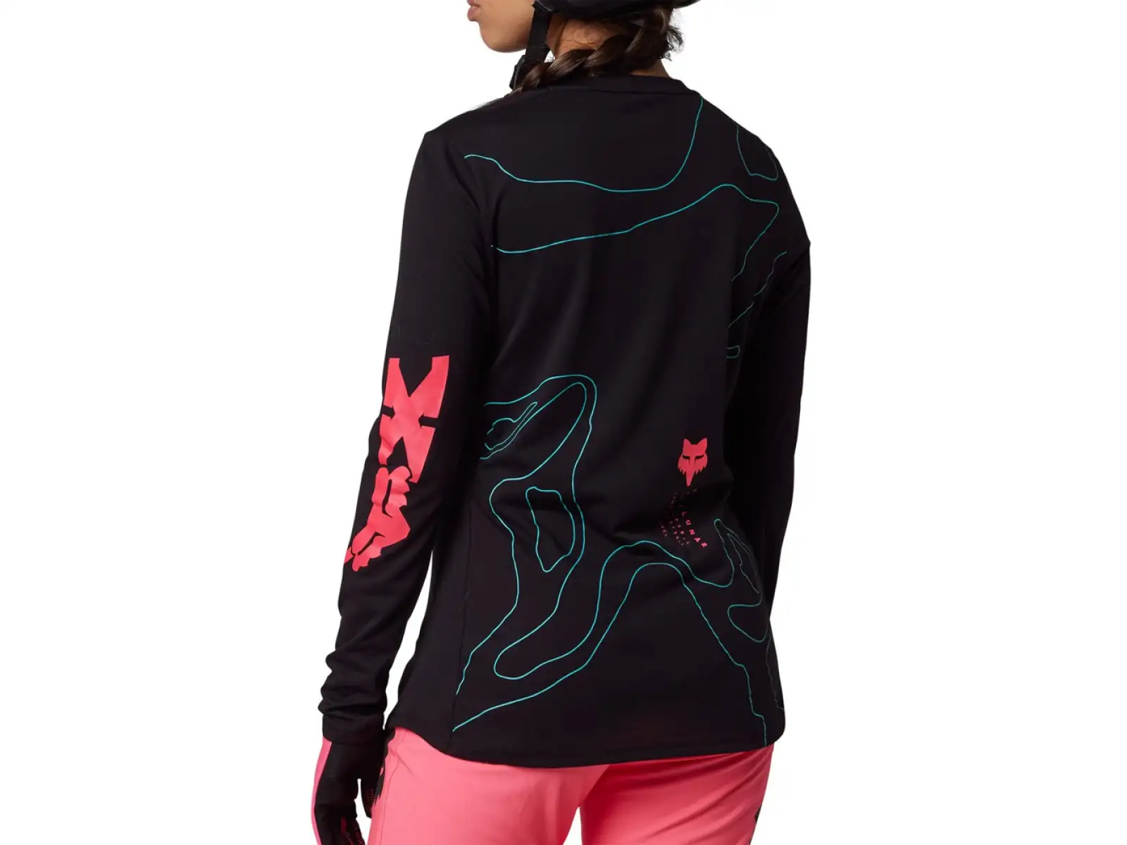 Fox W Ranger Mid Ls Lunar women's jersey long sleeve Black
