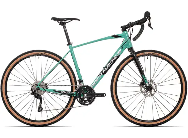 Rock Machine GravelRide 500 gloss light slate/black/silver gravel bike