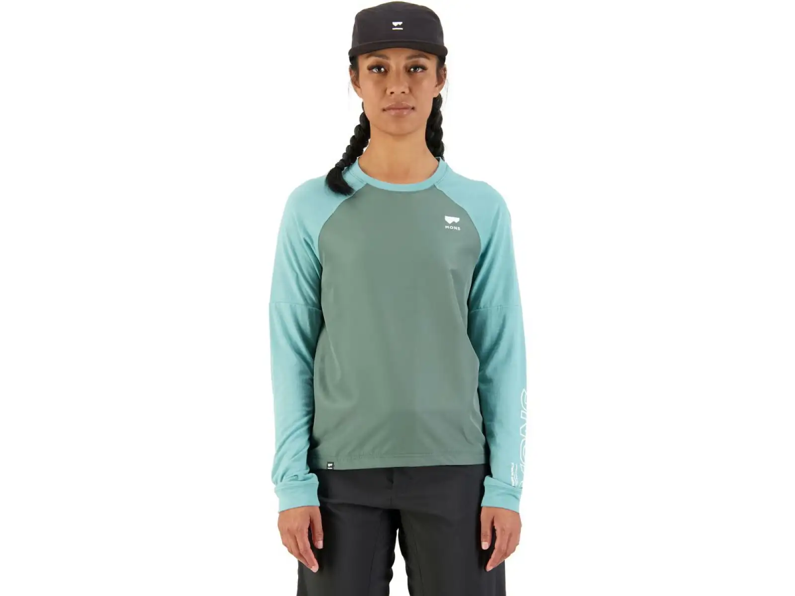 Mons Royale Tarn Merino Shift Wind women's jersey long sleeve sage/burnt sage