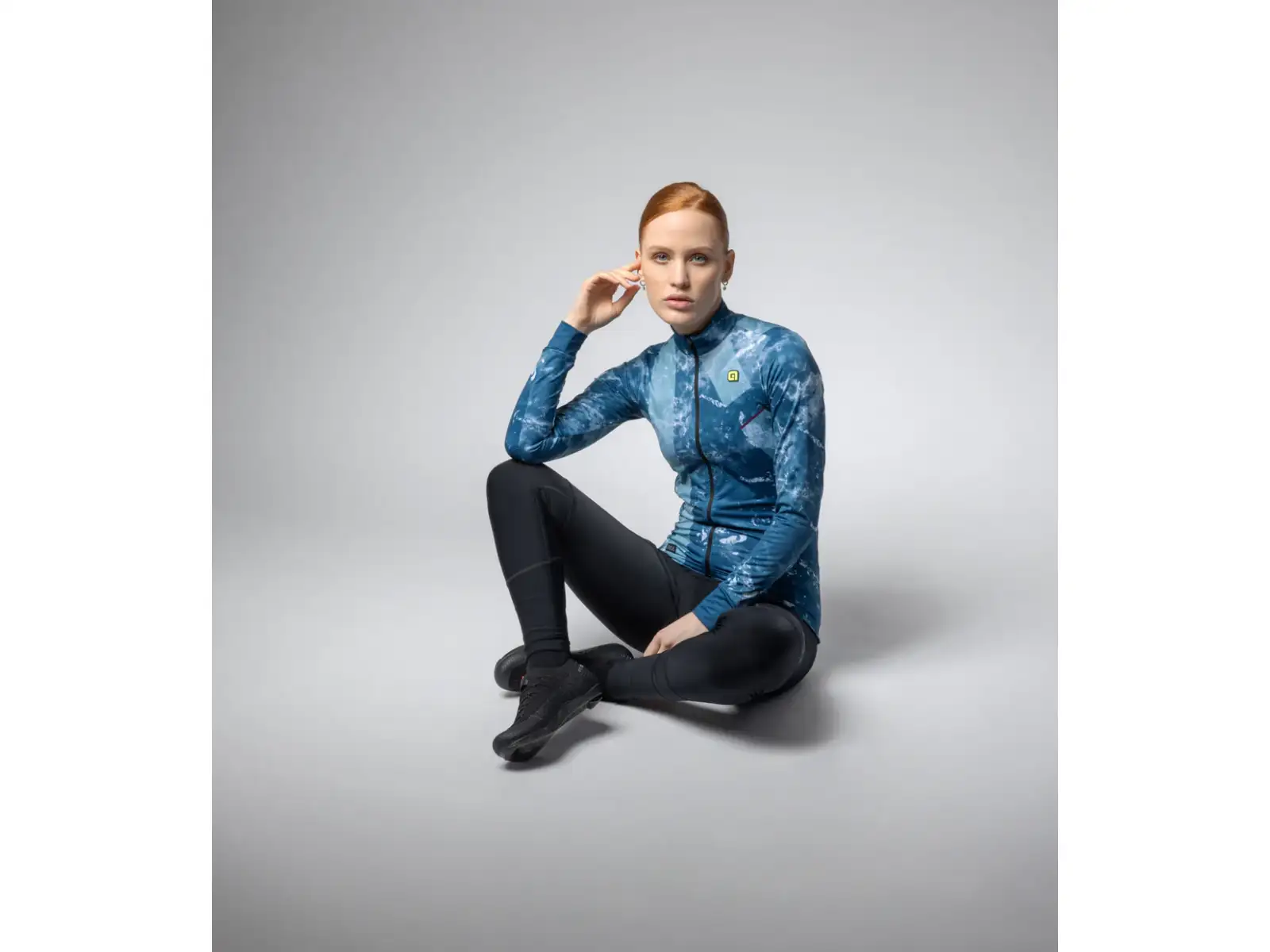 Alé PR-E Icy women's jersey long sleeve Blue