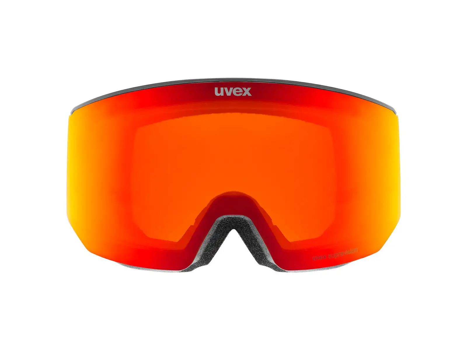Uvex Lace Attract FM ski goggles black matt/red - orange