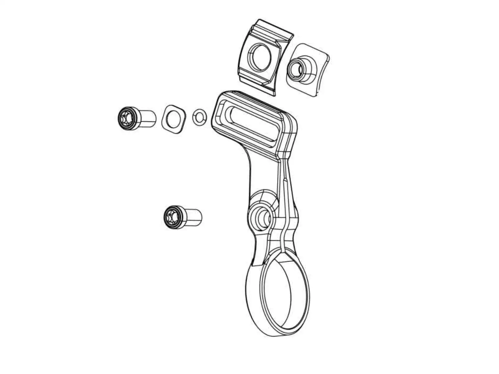 Sram POD AXS Bridge Clamp Right Matchmaker Electronic Shifting