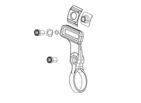 Sram POD AXS Bridge Clamp Right Matchmaker Electronic Shifting