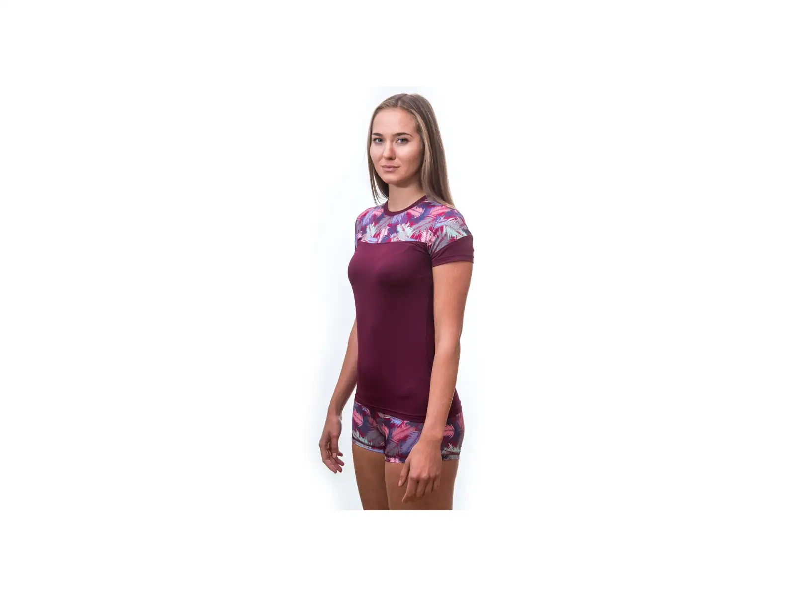 Sensor Coolmax Impress women's T-shirt short sleeve Lilla/Feather