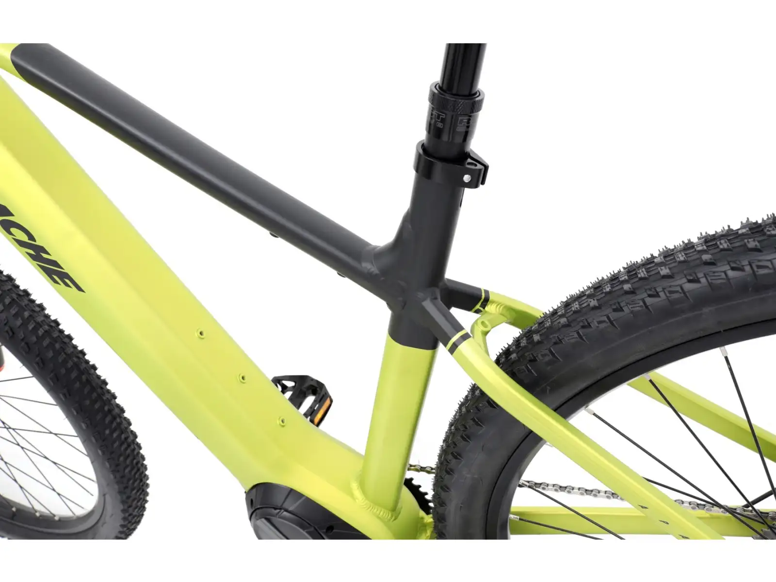 Apache Hawk 1 MX 720 Wh mountain e-bike fluo yellow