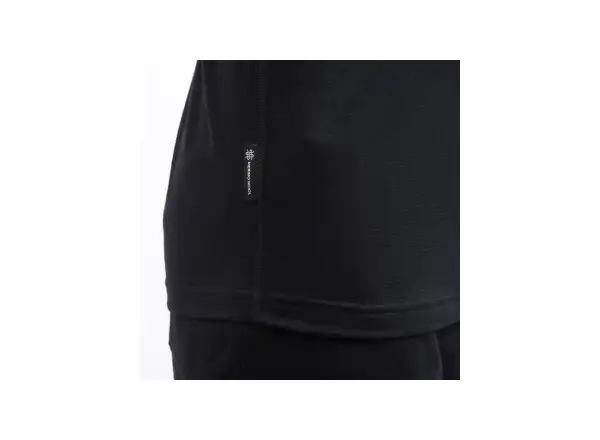 Sensor Merino Impress men's T-shirt short sleeve black/Cosmos
