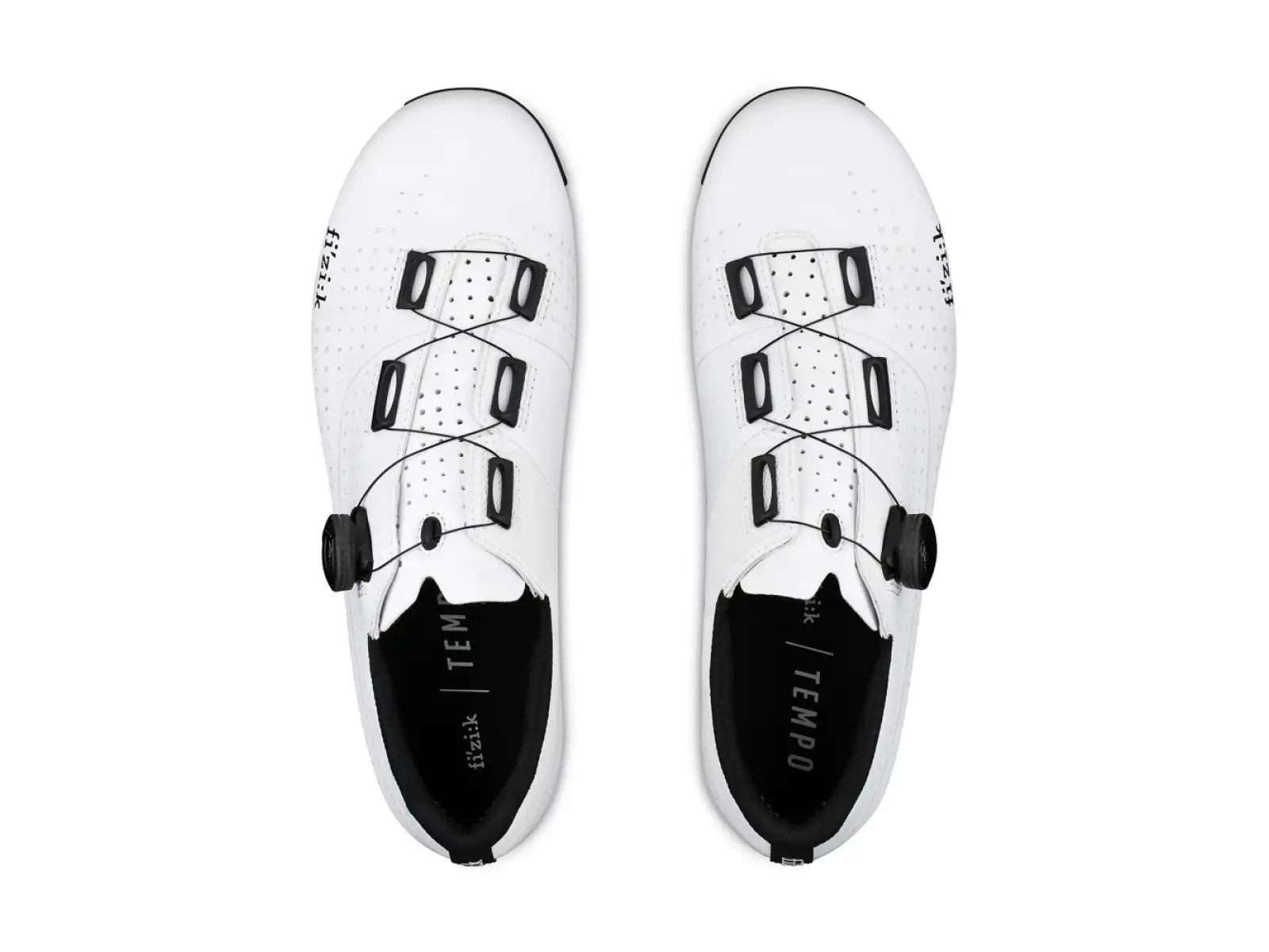 Fizik Tempo Overcurve R4 Wide road men's cycling shoes White/Black
