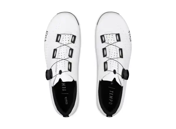 Fizik Tempo Overcurve R4 Wide road men's cycling shoes White/Black