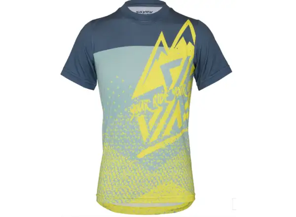 Silvini Denni kids jersey Neon/Blue