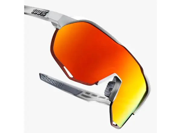 100% S2 Glasses Soft Tact Off White/HiPER Red Multilayer Mirror Lens