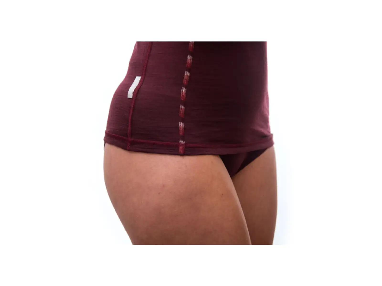 Sensor Merino Air women's T-shirt long sleeve Port Red