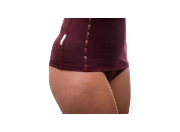 Sensor Merino Air women's T-shirt long sleeve Port Red
