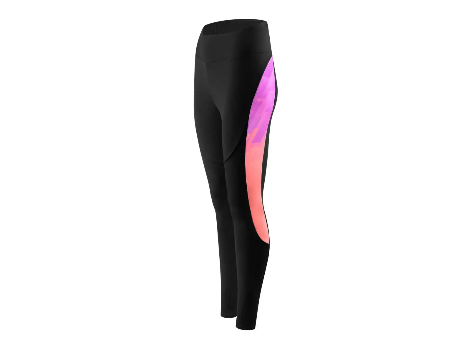 Force Ridge women's high-waisted trousers without pad black/apricot