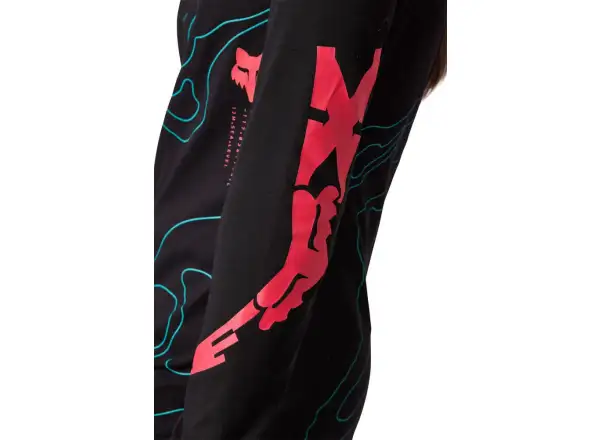 Fox W Ranger Mid Ls Lunar women's jersey long sleeve Black