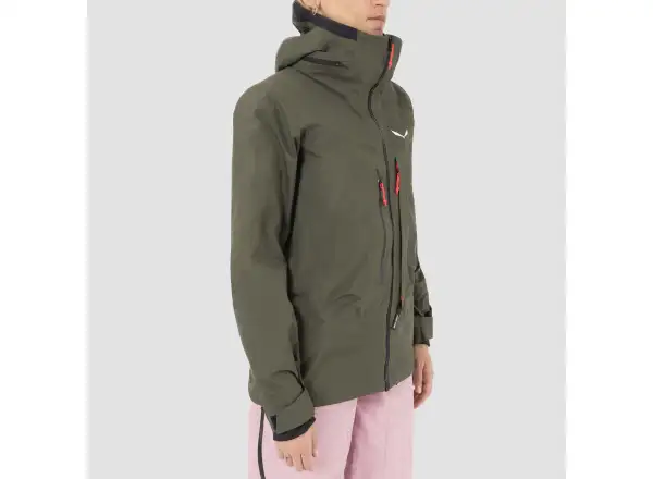 Salewa Sella 3L Powertex women's jacket Dark Olive