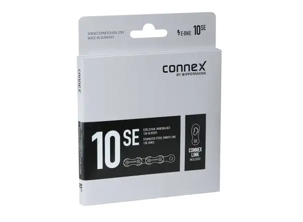 Connex 10sE silver chain for E-bike