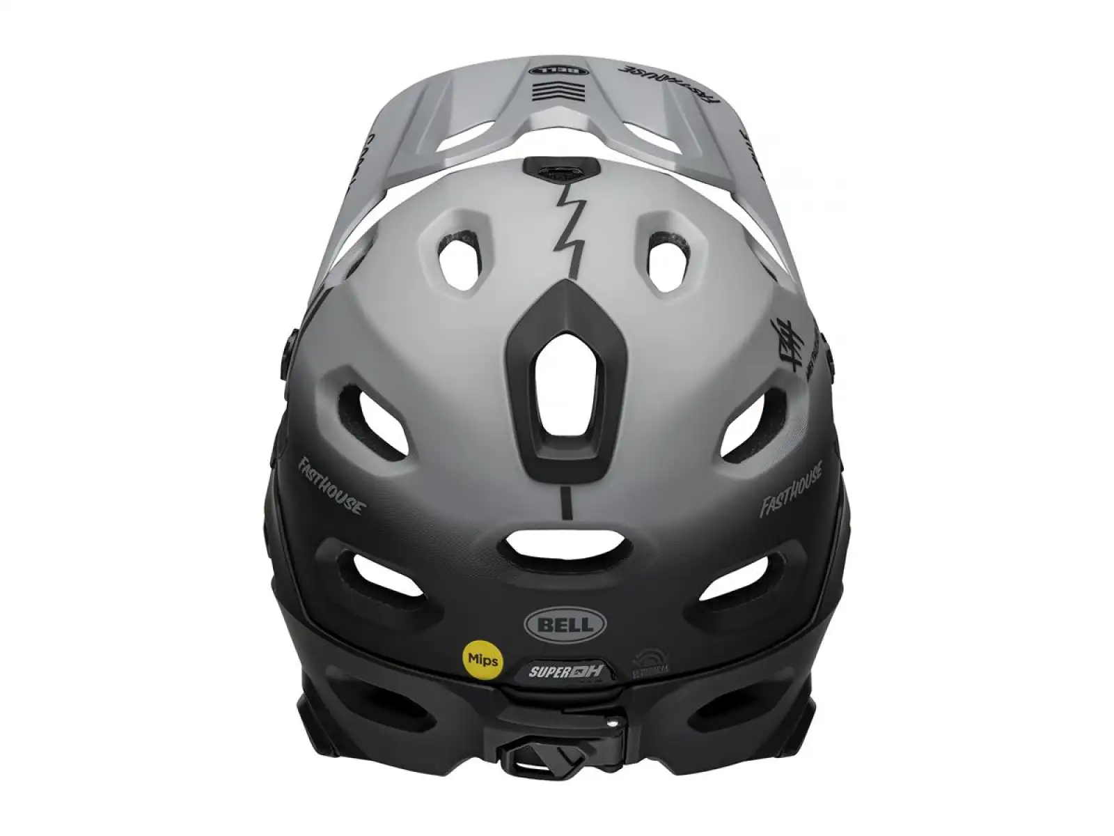 Bell Super DH Spherical helmet Mat Gray/Black Fasthouse