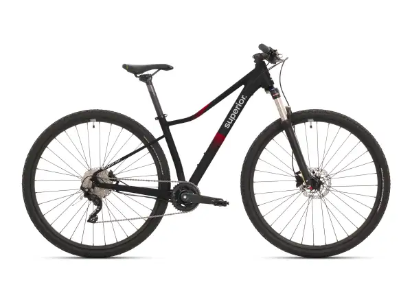 Superior XC 6.1 MS mountain women's bike Matte Black/Bordeaux