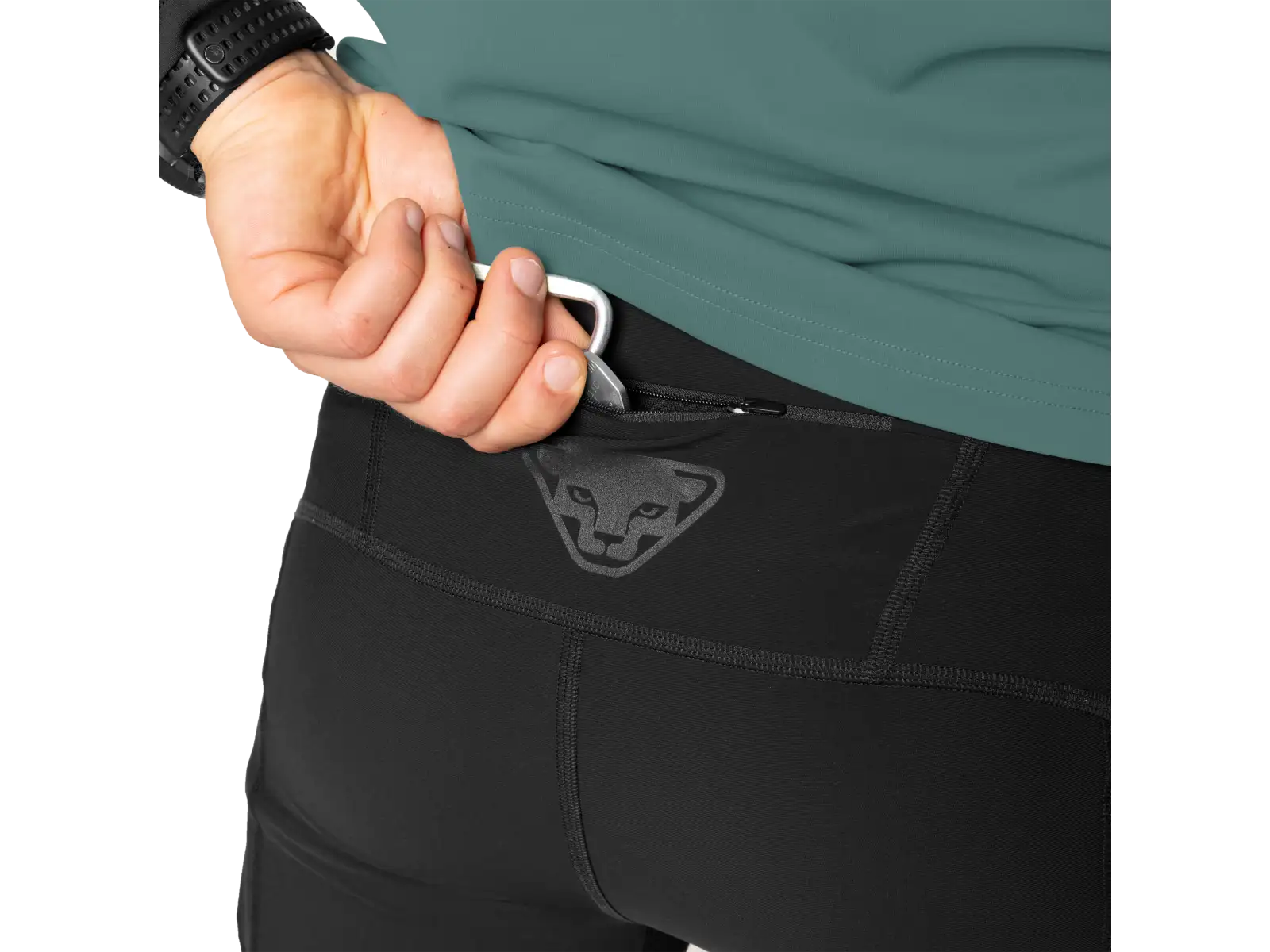 Dynafit Alpine 3/4 men's running pants Black Out
