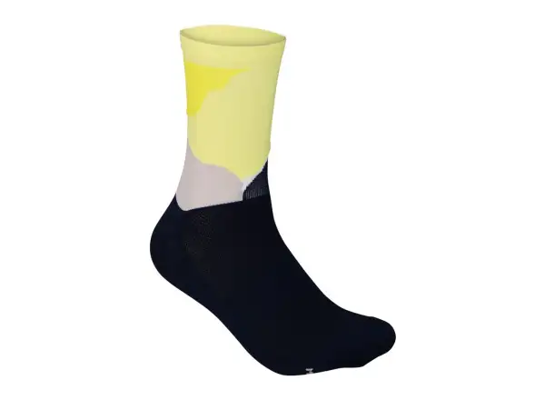POC Essential Print socks Splashes Multi Sulfur Yellow