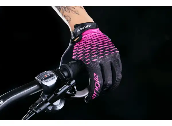 Force Angle MTB unisex gloves pink/black