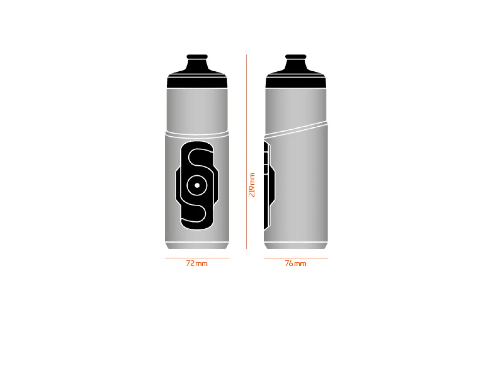 Fidlock Twist bottle 600 ml Black