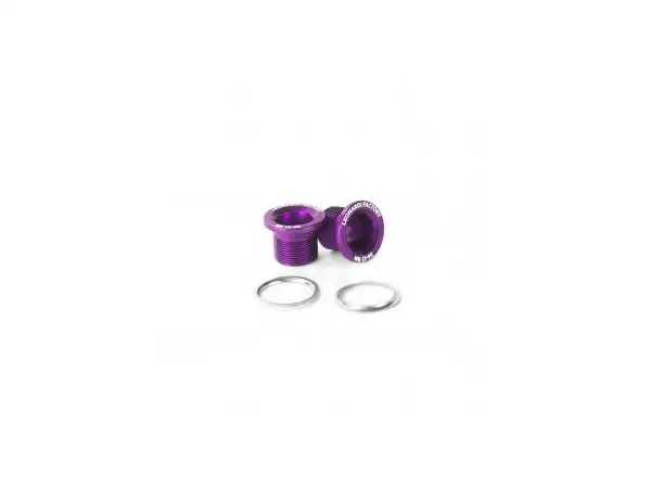 Leonardi Factory Bolt Capo crank bolts purple