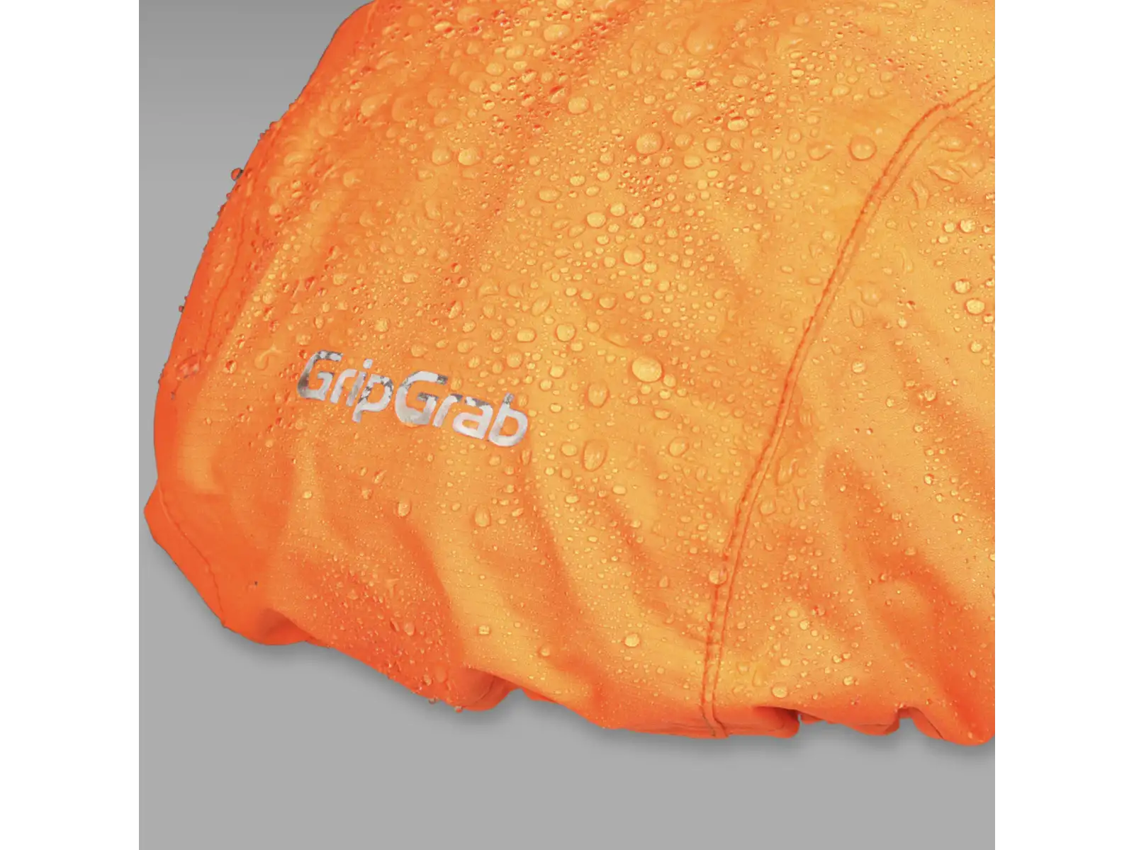 Grip Grab Waterproof helmet cover Orange Hi-Vis