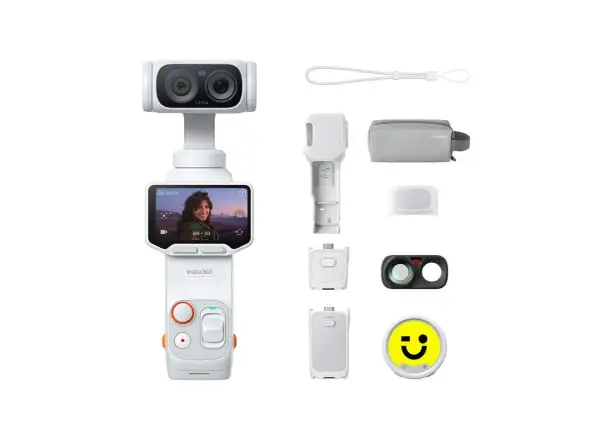 Insta360 Luna Ultra camera Creator Bundle Cosmic White