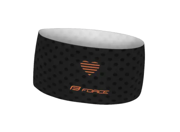 Force headband Points black/orange