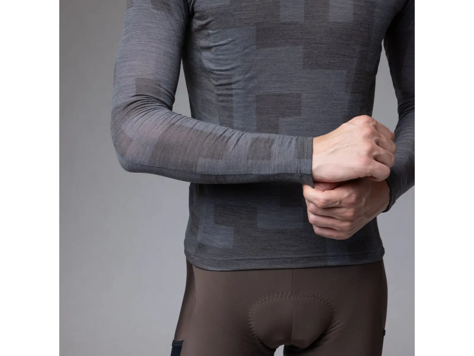 Alé Intimo Knitted men's undershirt long sleeve Grey
