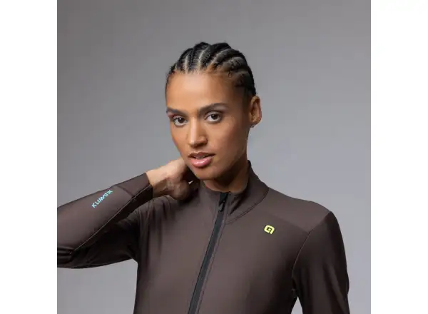 Alé Klimatik K-Idro women's insulated jersey long sleeve Coffee