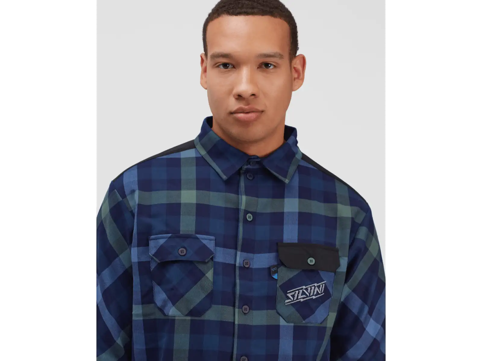 Silvini Farini men's shirt navy/garden