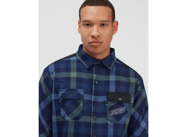 Silvini Farini men's shirt navy/garden