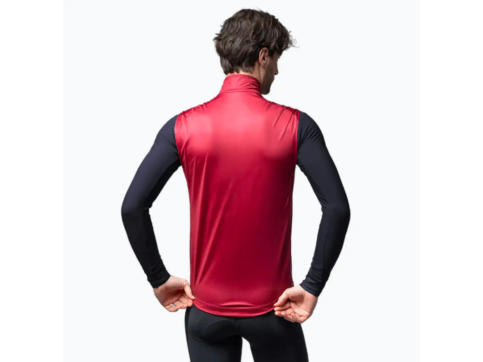 Alé Klimatik K-Solution men's waterproof vest Ruby Red