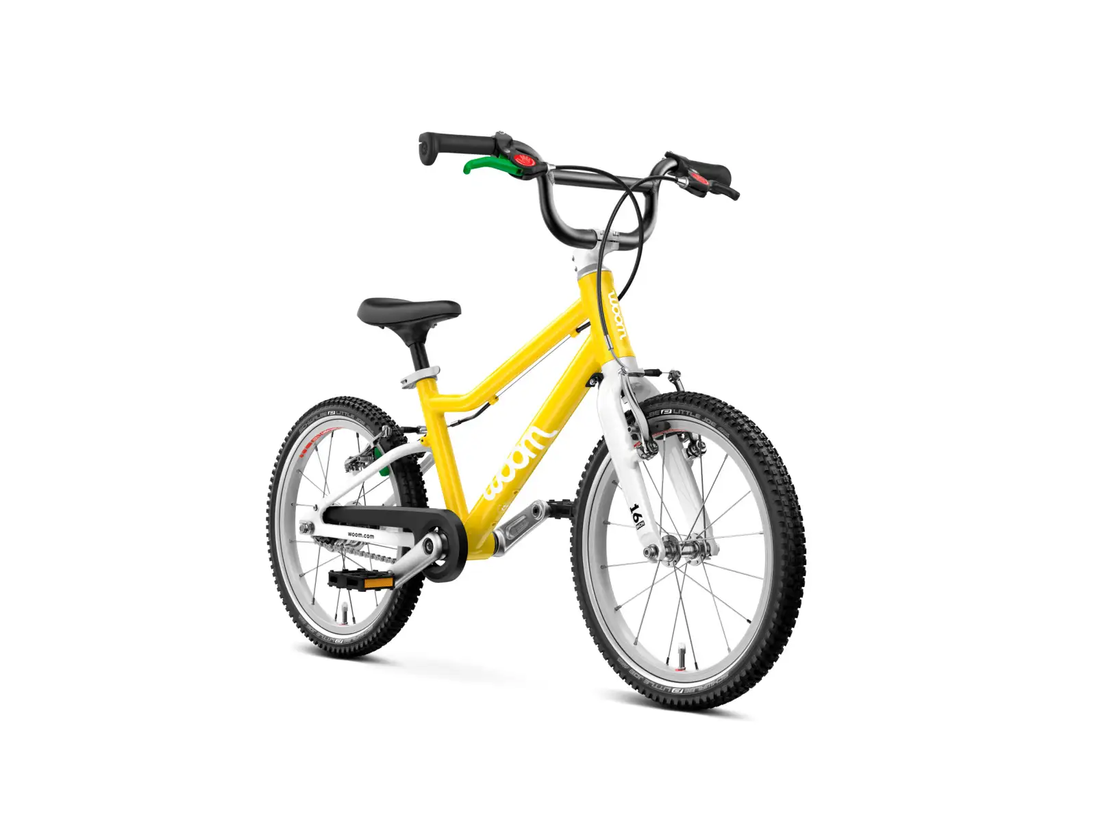 Woom GO 3 Automagic children's bike 16" Vibrant Yellow