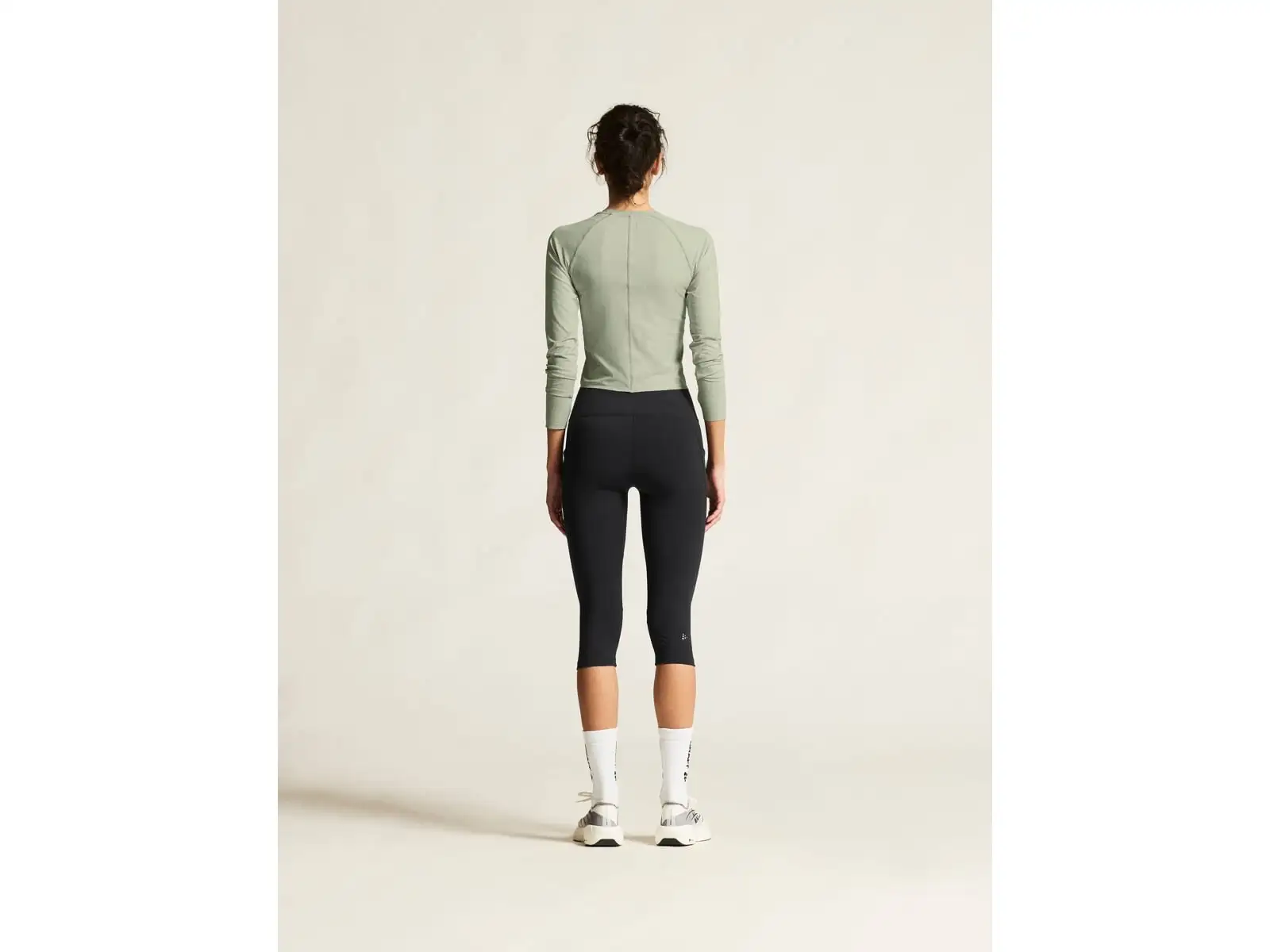 Craft Essence Capri women's 3/4 pants black