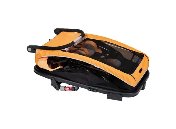 XLC DUOs BS-C10 two-seater trailer 20" Marigold/Anthrazit