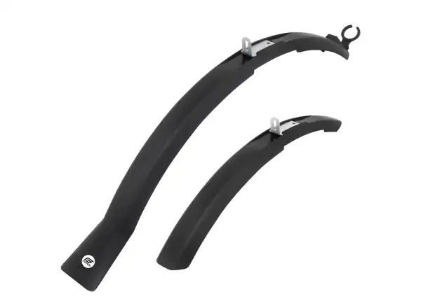 Force mudguards with flap, 26" - 28" Black