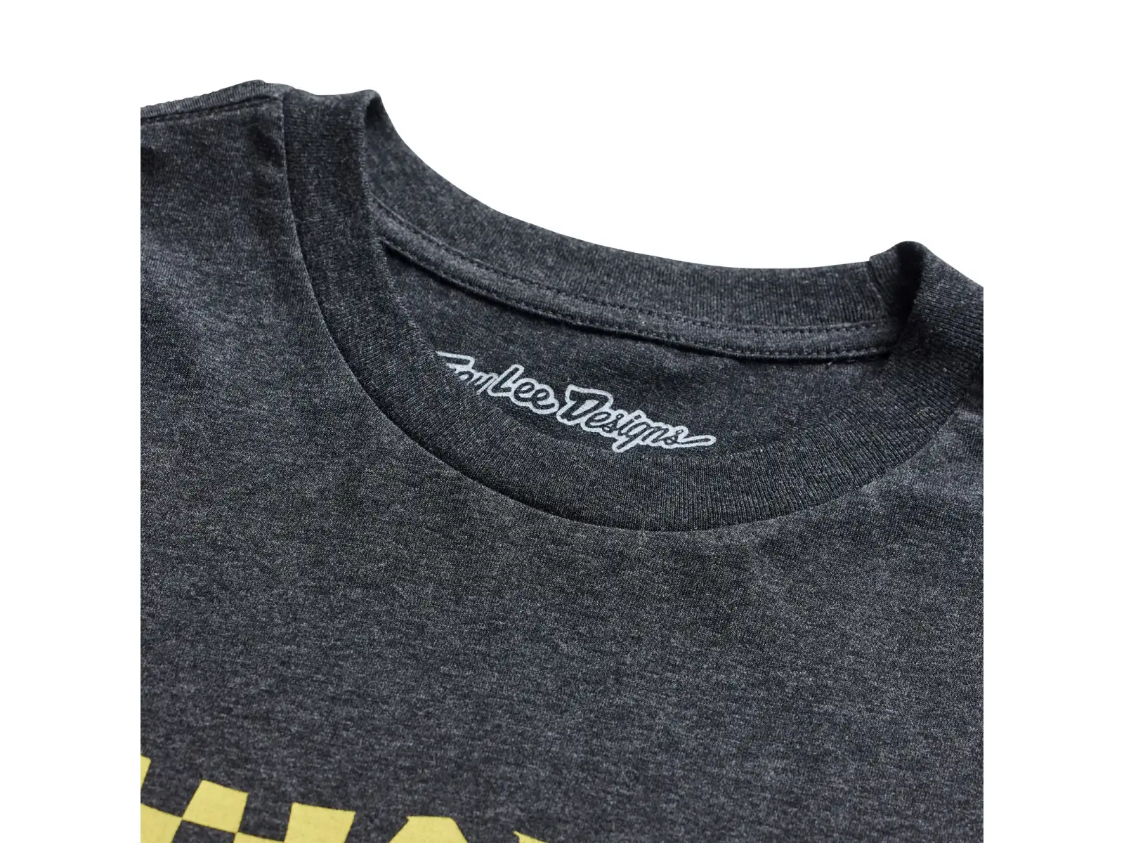 Troy Lee Designs Finish Line men's T-shirt short sleeve Black heather